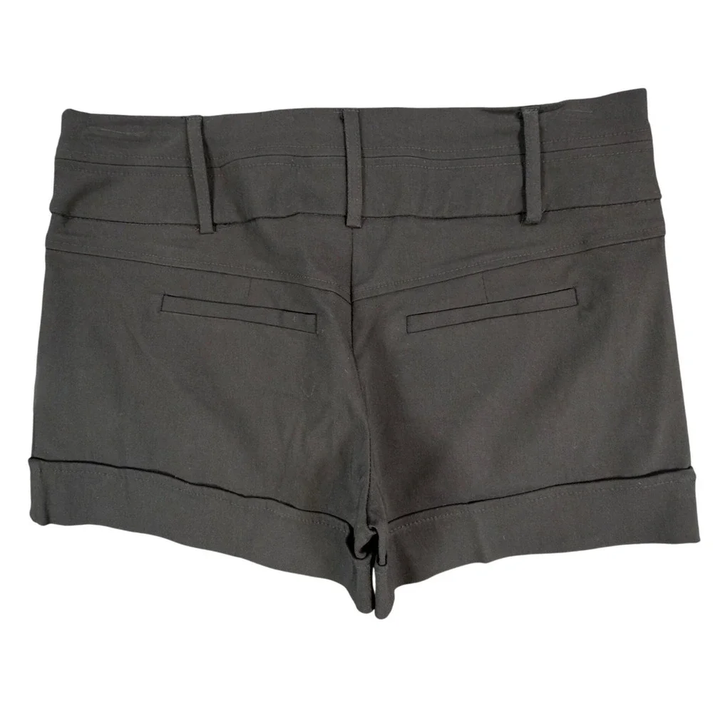 My Michelle Dress Shorts NWT Womens 9 Black Cuffed Trouser Stretch